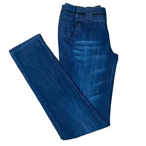 CLASH Women’s Stretch Straight Leg Jeans, Juniors Size 7